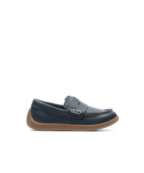 CLARKS - ARTIST STRIDE TODDLER NAVY LEATHER CLARKS - ARTIST STRIDE TODDLER NAVY LEATHER